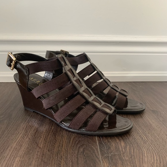 Ralph Lauren - Sandal Wedge - size 7 - never worn - Picture 2 of 14